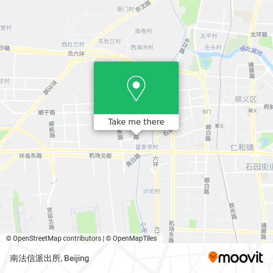 南法信派出所 map