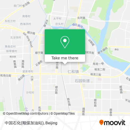 中国石化(顺煤加油站) map