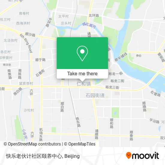 快乐老伙计社区颐养中心 map
