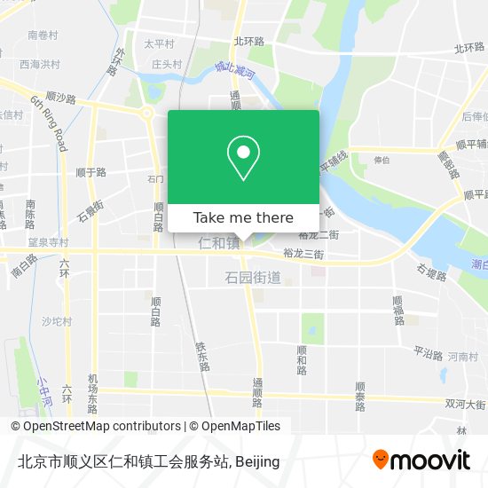 北京市顺义区仁和镇工会服务站 map