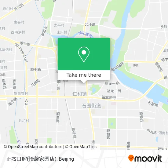 正杰口腔(怡馨家园店) map