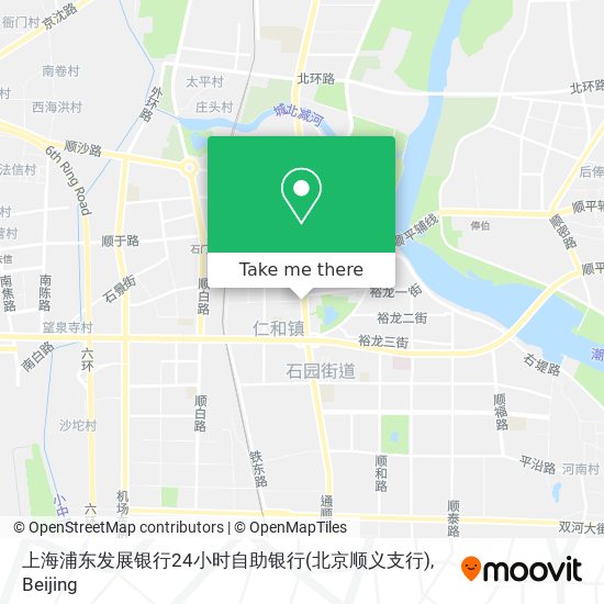 上海浦东发展银行24小时自助银行(北京顺义支行) map