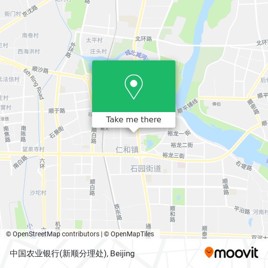 中国农业银行(新顺分理处) map