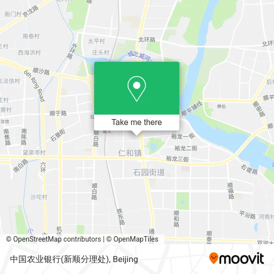 中国农业银行(新顺分理处) map