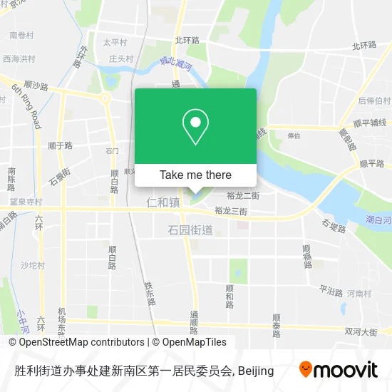 胜利街道办事处建新南区第一居民委员会 map