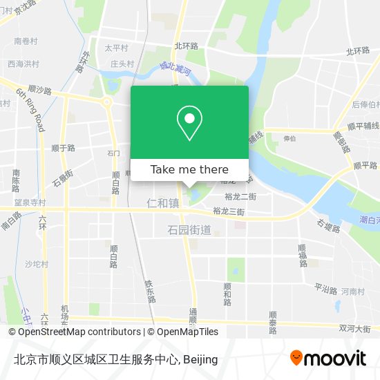 北京市顺义区城区卫生服务中心 map