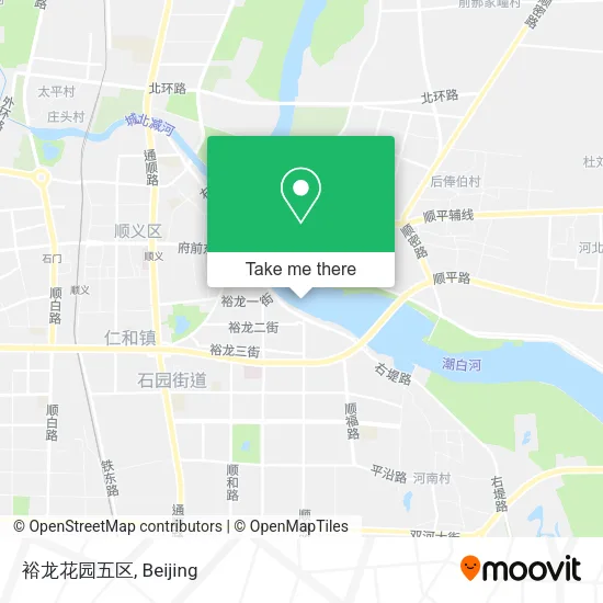 裕龙花园五区 map