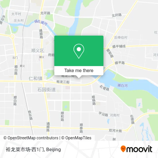 裕龙菜市场-西1门 map