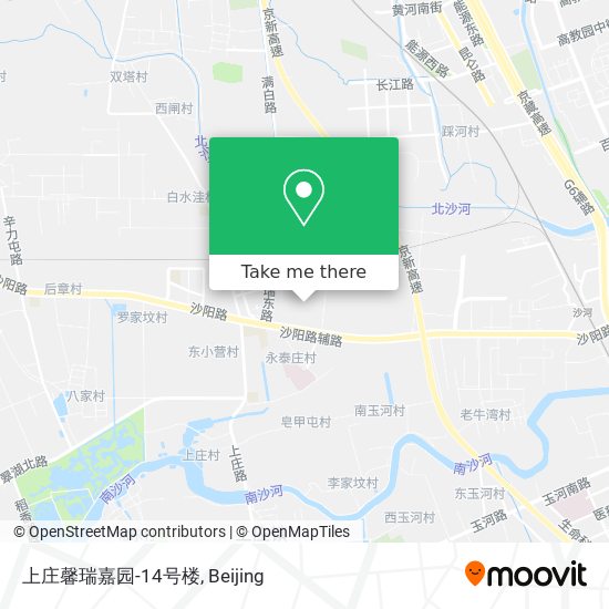 上庄馨瑞嘉园-14号楼 map