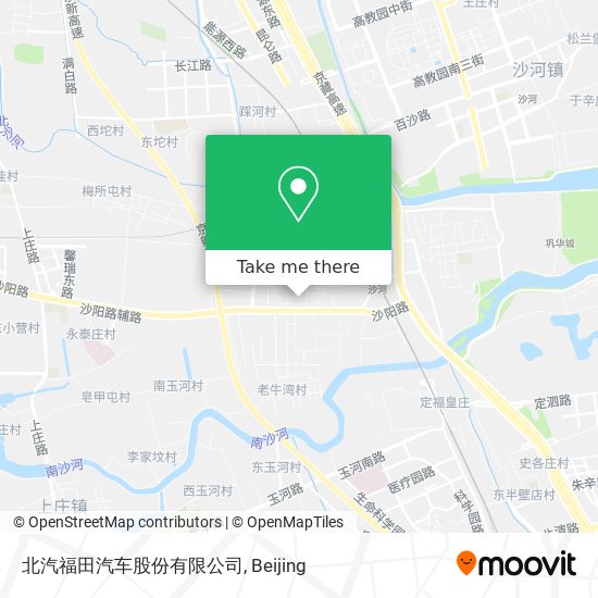 北汽福田汽车股份有限公司 map