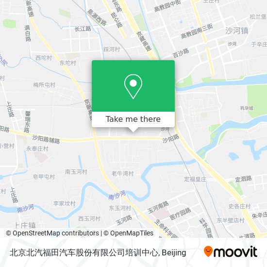 北京北汽福田汽车股份有限公司培训中心 map