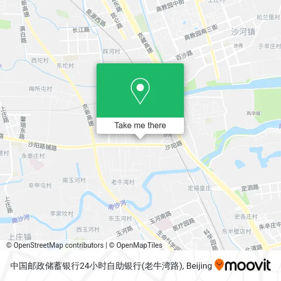 中国邮政储蓄银行24小时自助银行(老牛湾路) map
