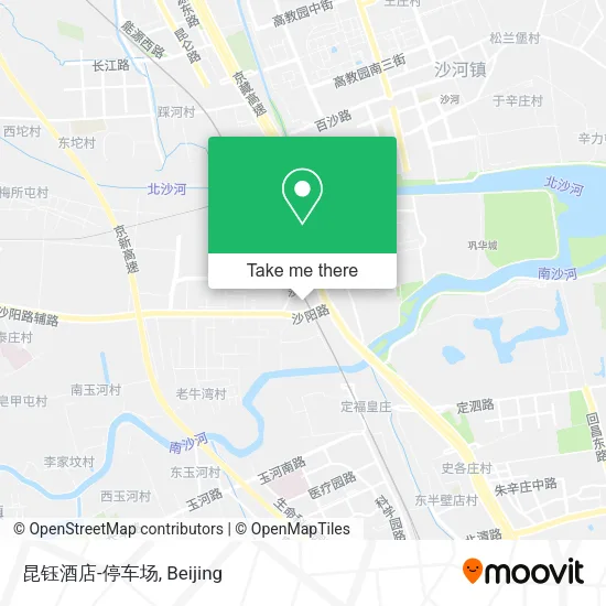 昆钰酒店-停车场 map