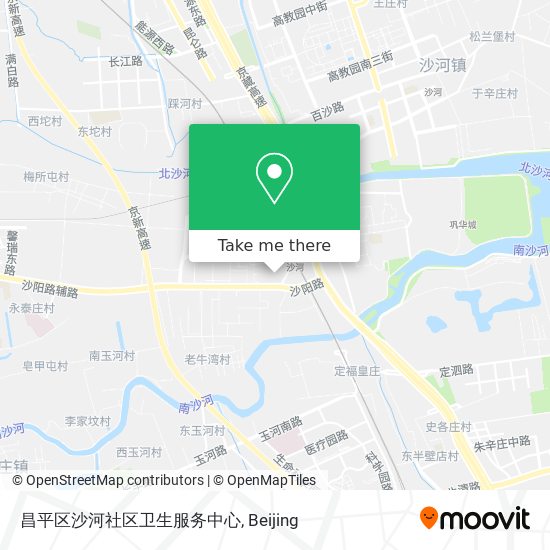 昌平区沙河社区卫生服务中心 map