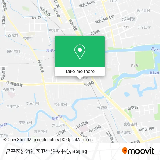 昌平区沙河社区卫生服务中心 map