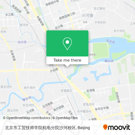 北京市工贸技师学院机电分院沙河校区 map