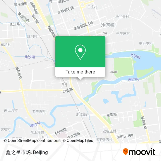 鑫之星市场 map
