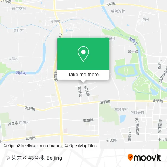 蓬莱东区-43号楼 map