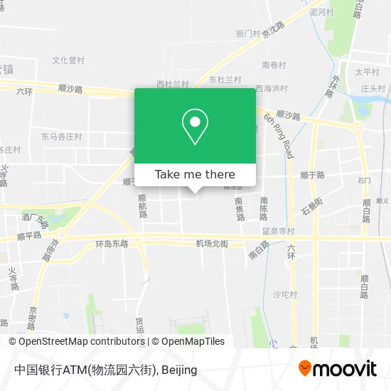 中国银行ATM(物流园六街) map