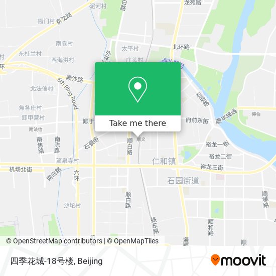 四季花城-18号楼 map