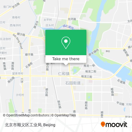 北京市顺义区工业局 map