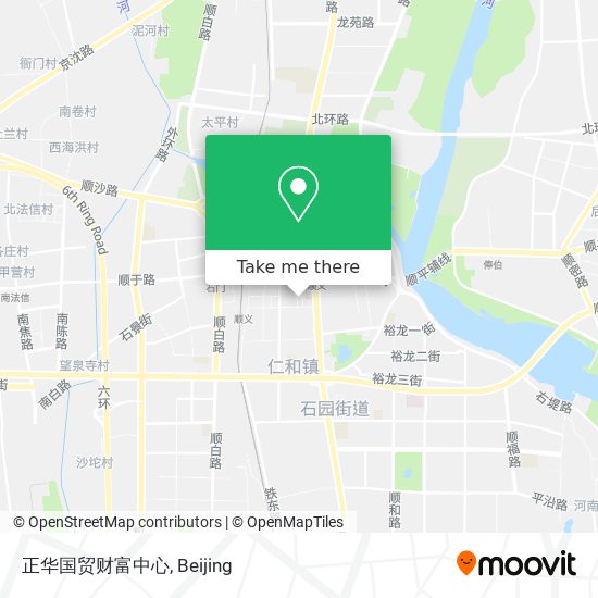 正华国贸财富中心 map
