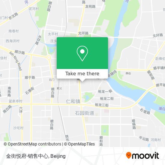 金街悦府-销售中心 map