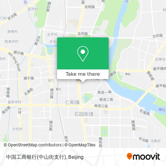 中国工商银行(中山街支行) map