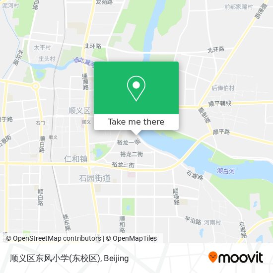 顺义区东风小学(东校区) map