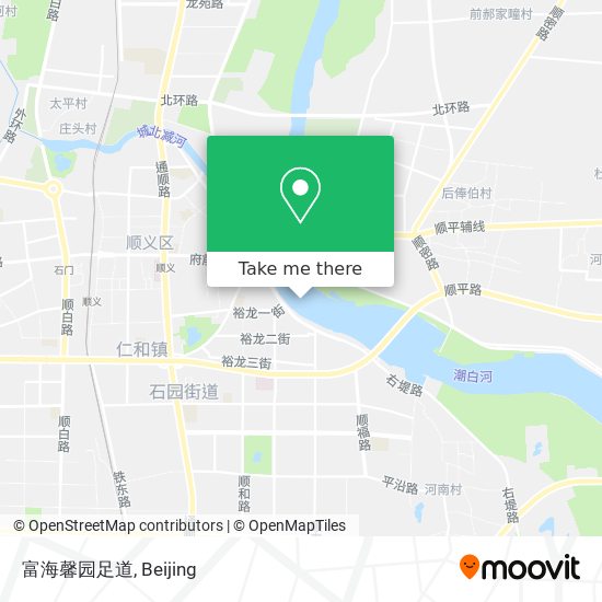 富海馨园足道 map
