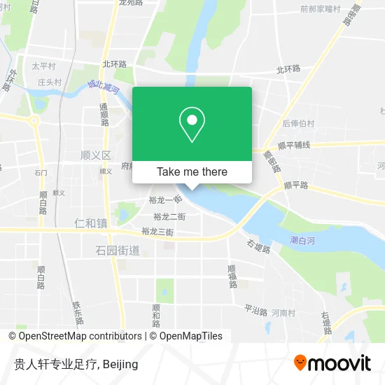 贵人轩专业足疗 map