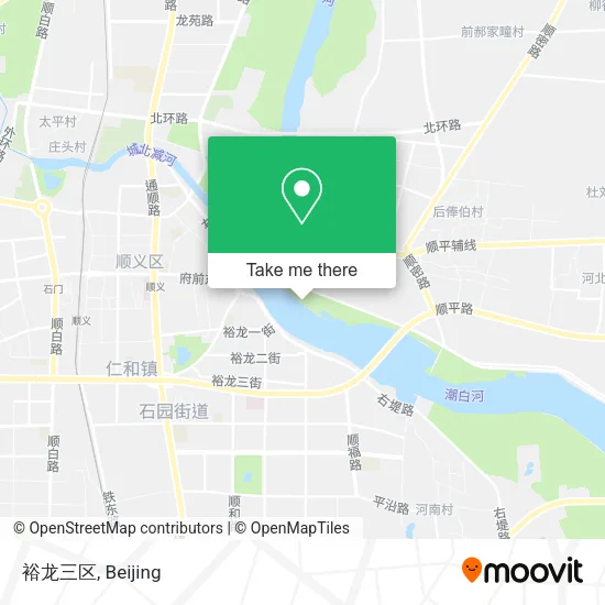 裕龙三区 map