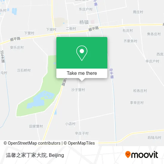 温馨之家丁家大院 map