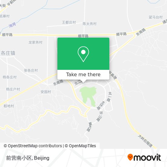 前营南小区 map