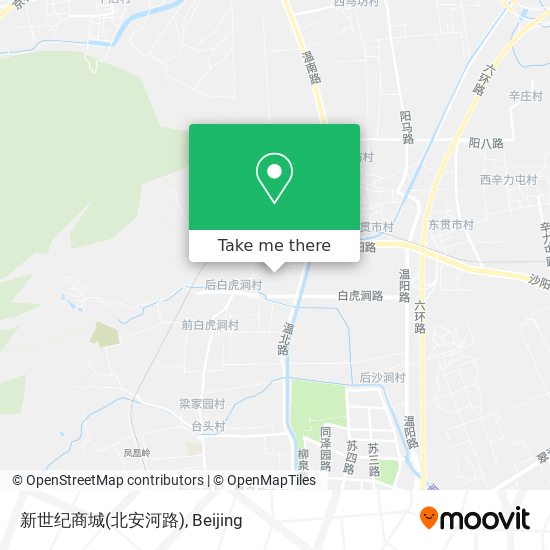 新世纪商城(北安河路) map