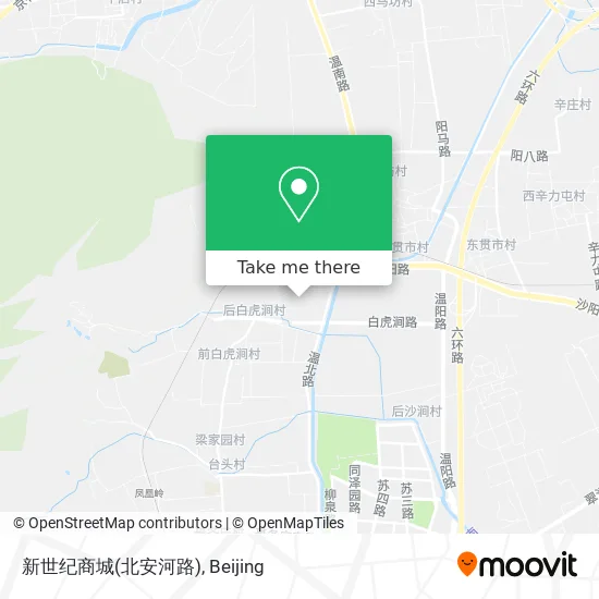 新世纪商城(北安河路) map