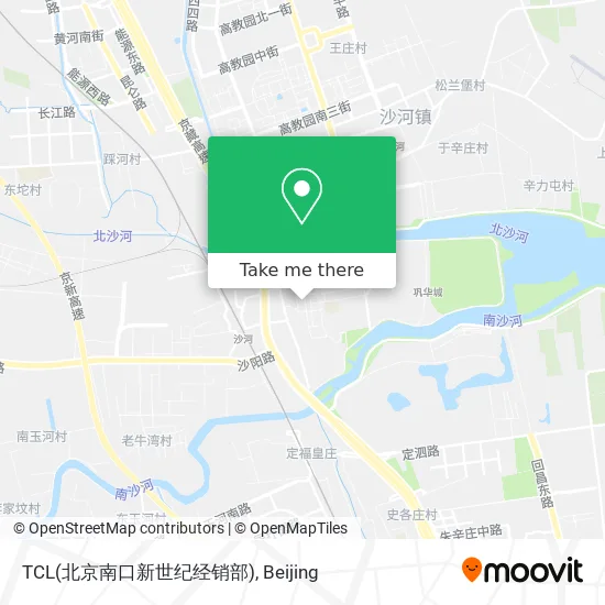 TCL(北京南口新世纪经销部) map