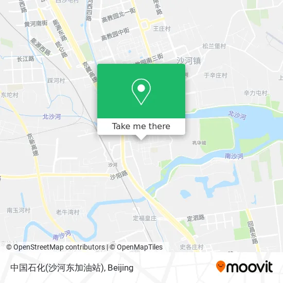 中国石化(沙河东加油站) map