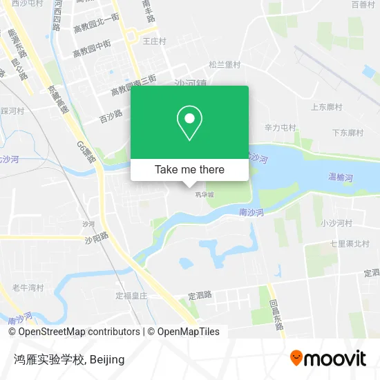 鸿雁实验学校 map