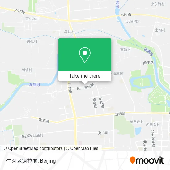 牛肉老汤拉面 map