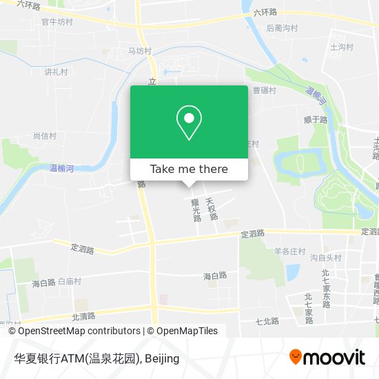 华夏银行ATM(温泉花园) map