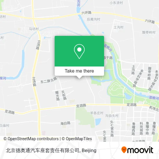 北京德奥通汽车座套责任有限公司 map