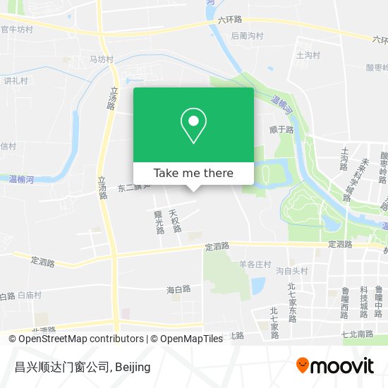 昌兴顺达门窗公司 map
