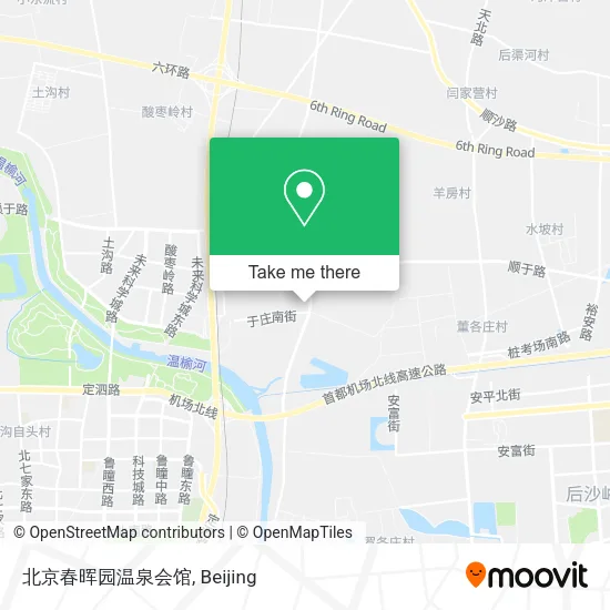 北京春晖园温泉会馆 map