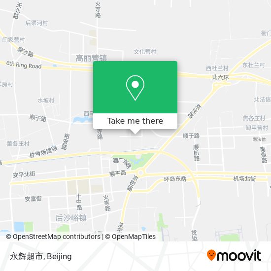 永辉超市 map