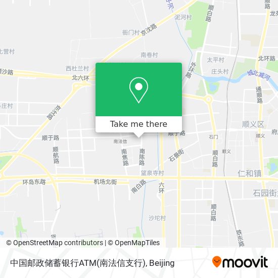 中国邮政储蓄银行ATM(南法信支行) map