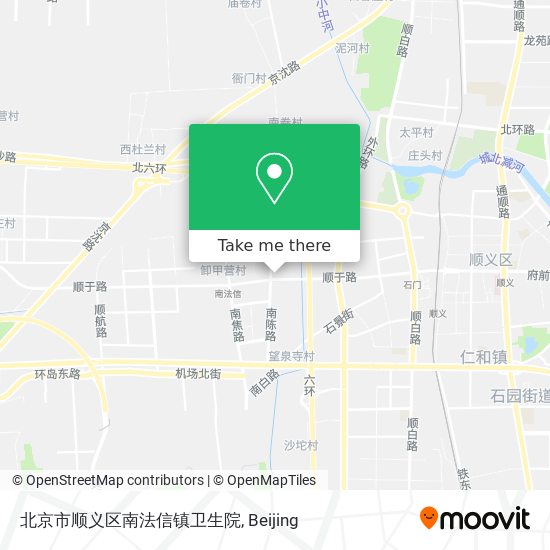 北京市顺义区南法信镇卫生院 map