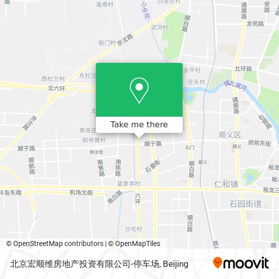 北京宏顺维房地产投资有限公司-停车场 map
