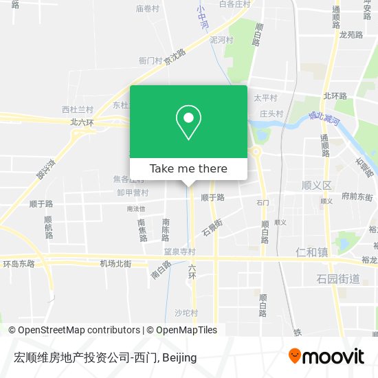 宏顺维房地产投资公司-西门 map