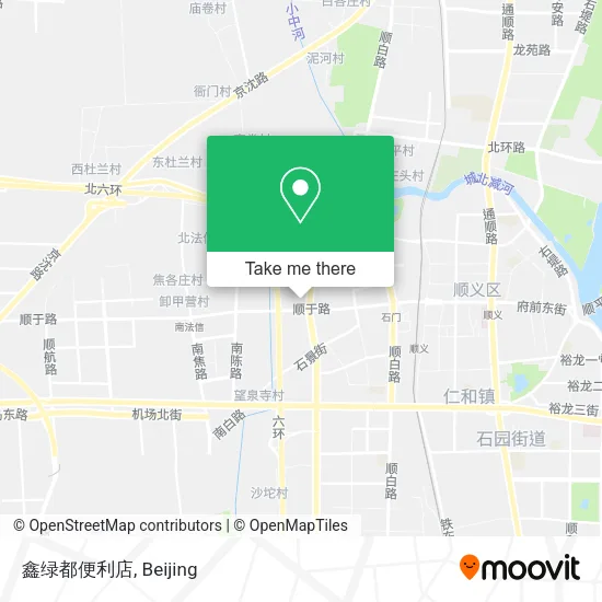 鑫绿都便利店 map